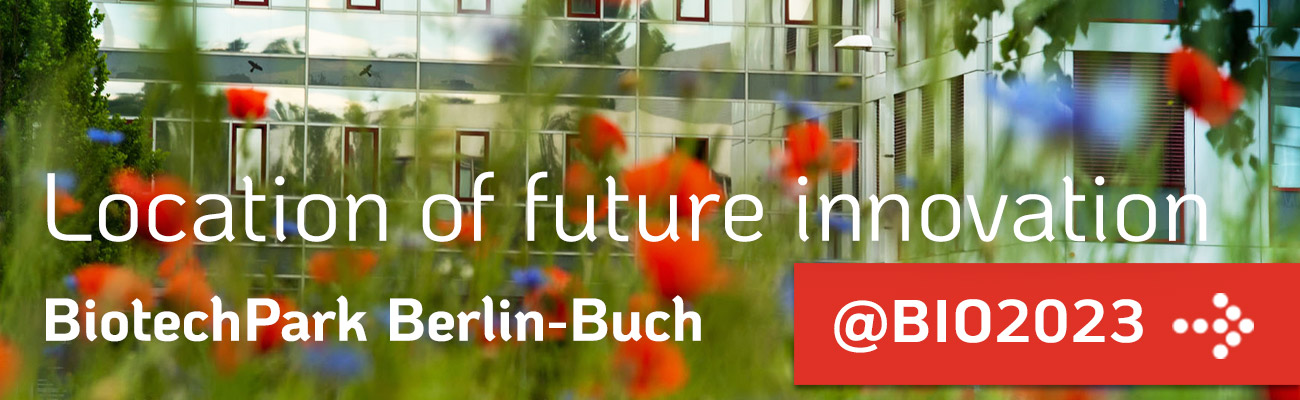 Picture Campus Berlin-Buch at BIO2023 Location of Future Innovation 650x200px